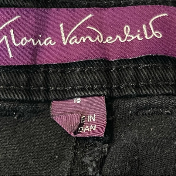 Gloria Vanderbilt Black Women's Jeans Size 16 - Picture 9 of 9
